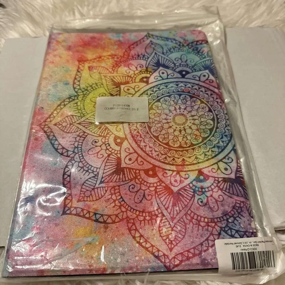 Cutebricase iPad 7th, 8th, 9th Generation 10.2 Inch, Colored Mandala